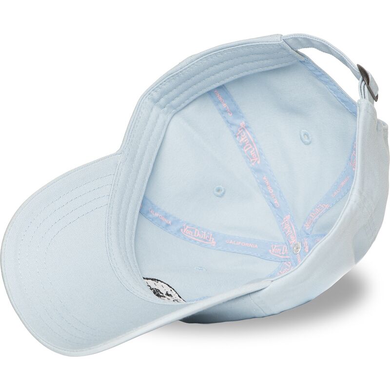 gorra-curva-azul-claro-ajustable-log11-de-von-dutch gorra-curva-azul-claro-ajustable-log11-de-von-dutch
