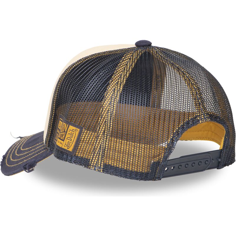 gorra-trucker-beige-y-azul-marino-crew32-de-von-dutch