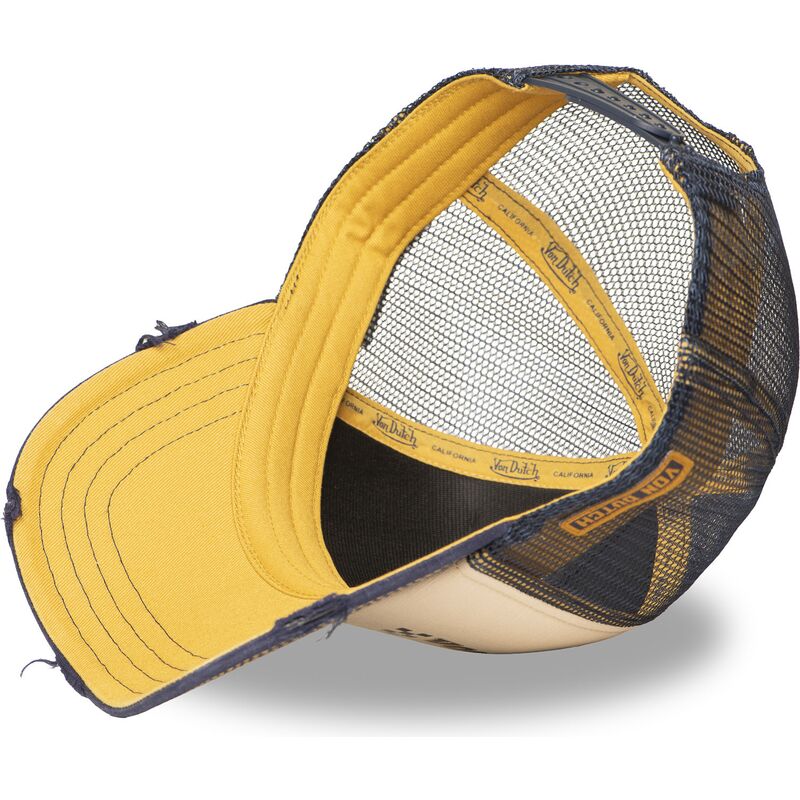 gorra-trucker-beige-y-azul-marino-crew32-de-von-dutch