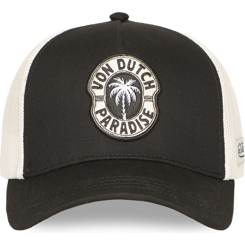 von-dutch-mier-cb-black-and-white-trucker-hat von-dutch-mier-cb-black-and-white-trucker-hat