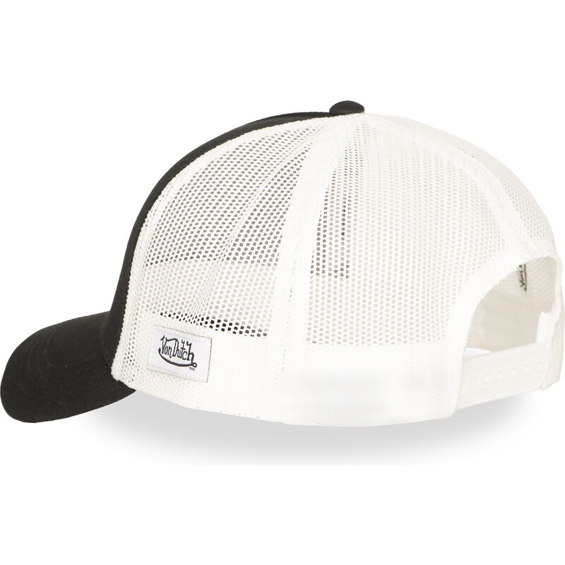 von-dutch-mier-cb-black-and-white-trucker-hat von-dutch-mier-cb-black-and-white-trucker-hat