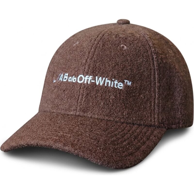 gorra-curva-marron-ajustable-embroidered-sherpa-de-l-ab-c-o-off-white gorra-curva-marron-ajustable-embroidered-sherpa-de-l-ab-c-o-off-white