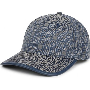 Gorra curva azul marino ajustable Off Jacquard Canvas de L/AB c/o Off-White™
