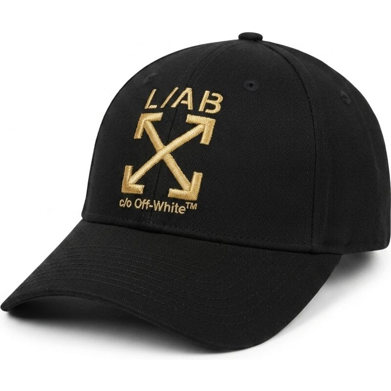gorra-curva-negra-ajustable-con-logo-dorado-clamp-arrows-twill-de-l-ab-c-o-off-white