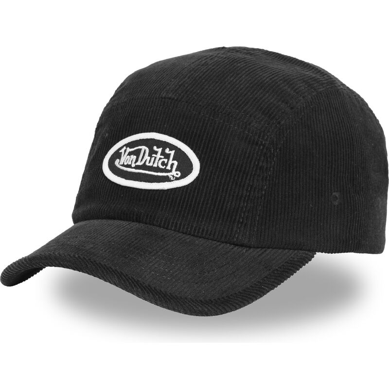 gorra-5-panel-curva-negra-y-blanca-ajustable-c5p-vel05-de-von-dutch gorra-5-panel-curva-negra-y-blanca-ajustable-c5p-vel05-de-von-dutch