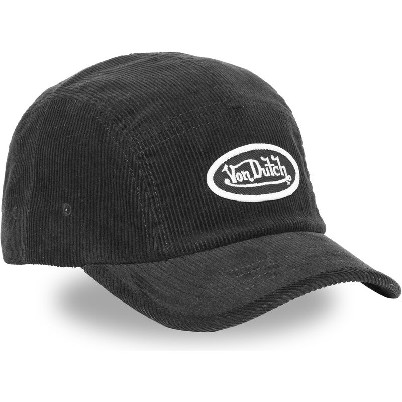 gorra-5-panel-curva-negra-y-blanca-ajustable-c5p-vel05-de-von-dutch gorra-5-panel-curva-negra-y-blanca-ajustable-c5p-vel05-de-von-dutch