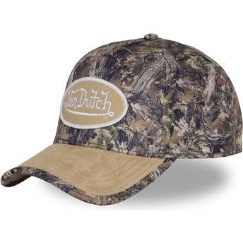 Gorra curva beige snapback REKA03 de Von Dutch