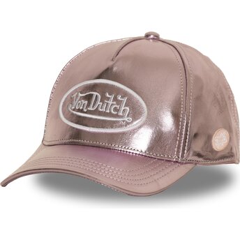 Gorra curva rosa ajustable SHINR de Von Dutch