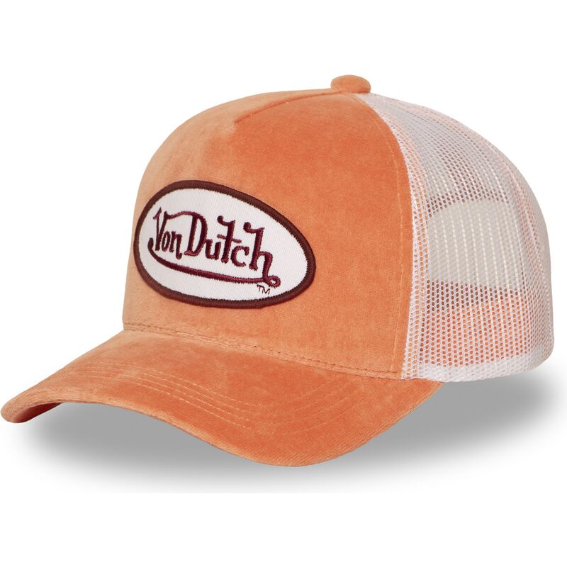 von-dutch-kylie-pe-orange-and-white-trucker-hat