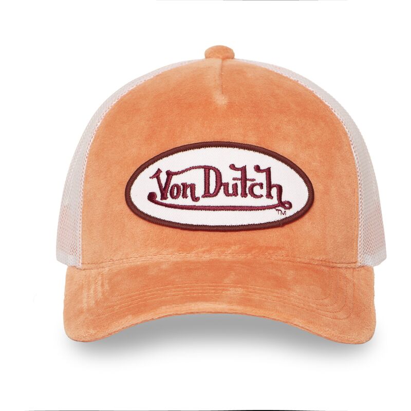 von-dutch-kylie-pe-orange-and-white-trucker-hat