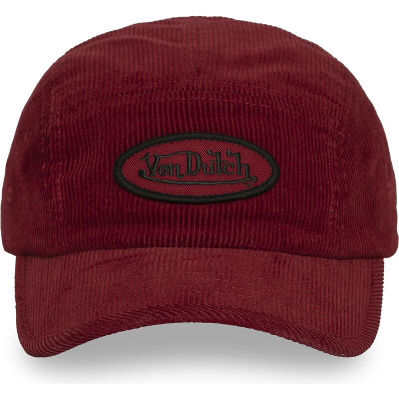 gorra-5-panel-curva-roja-ajustable-c5p-vel04-de-von-dutch gorra-5-panel-curva-roja-ajustable-c5p-vel04-de-von-dutch