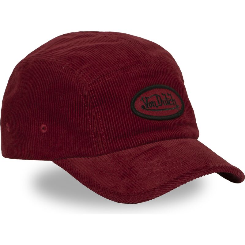 gorra-5-panel-curva-roja-ajustable-c5p-vel04-de-von-dutch gorra-5-panel-curva-roja-ajustable-c5p-vel04-de-von-dutch