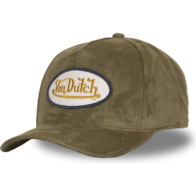 von-dutch-curved-brim-fur-fk-green-snapback-cap