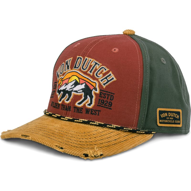 gorra-curva-roja-y-gris-snapback-sem15-de-von-dutch gorra-curva-roja-y-gris-snapback-sem15-de-von-dutch