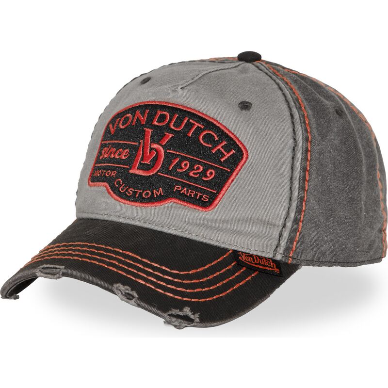 gorra-curva-gris-ajustable-retro16-de-von-dutch