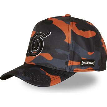 Gorra curva multicolor snapback Konoha NS7 OCA Naruto de Capslab