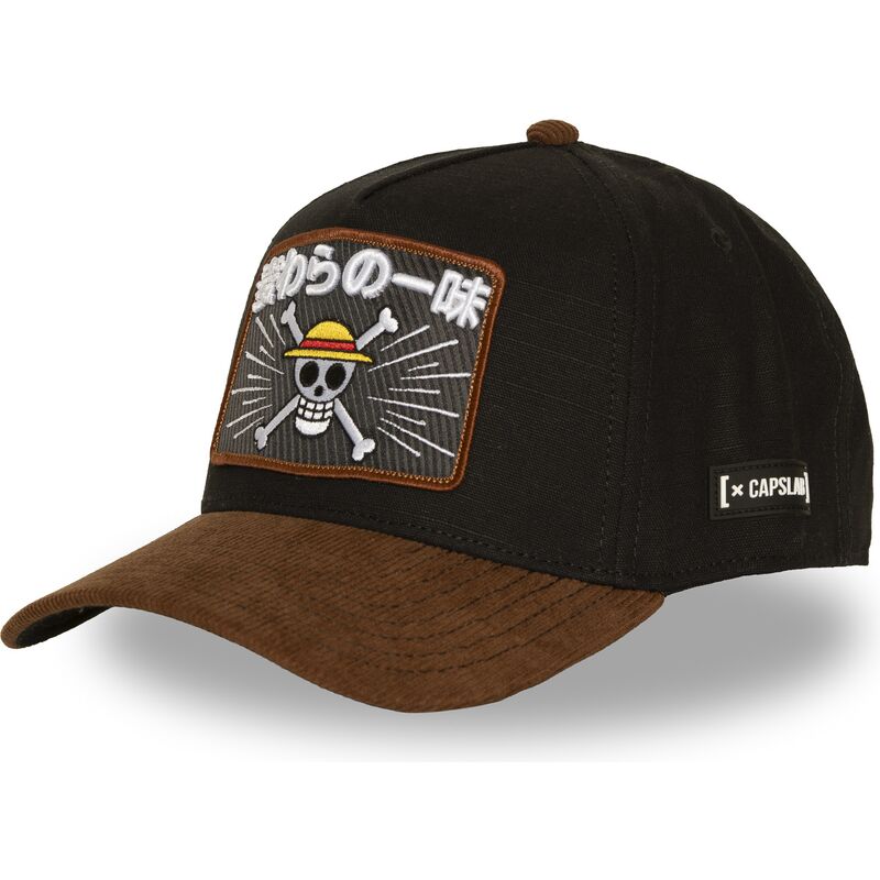 gorra-trucker-marron-straw-hat-pirates-op8-mug-one-piece-de-capslab gorra-trucker-marron-straw-hat-pirates-op8-mug-one-piece-de-capslab