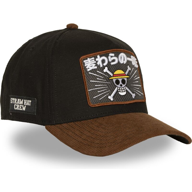gorra-trucker-marron-straw-hat-pirates-op8-mug-one-piece-de-capslab gorra-trucker-marron-straw-hat-pirates-op8-mug-one-piece-de-capslab