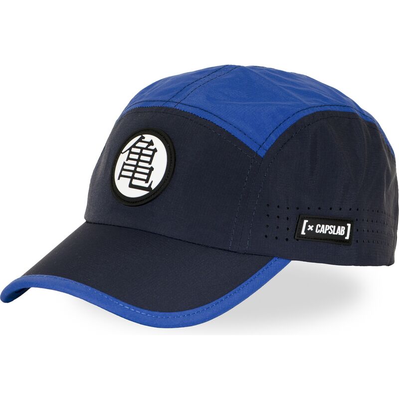 gorra-curva-azul-snapback-kame-db-gokb-dragon-ball-de-capslab gorra-curva-azul-snapback-kame-db-gokb-dragon-ball-de-capslab
