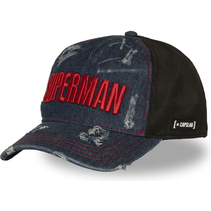 gorra-trucker-azul-marino-y-negra-superman-dc12-blue-dc-comics-de-capslab gorra-trucker-azul-marino-y-negra-superman-dc12-blue-dc-comics-de-capslab