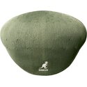 kangol-tropic-504-oil-green-flat-cap