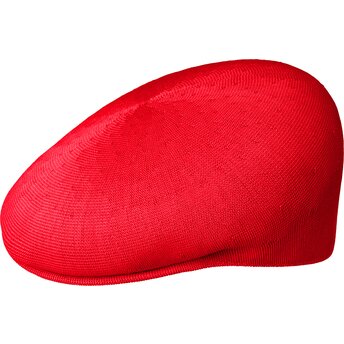 Kangol Tropic 504 Scarlet Red Flat Cap