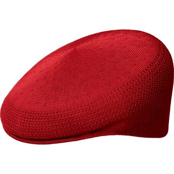 Kangol Tropic 504 Ventair Scarlet Red Flat Cap