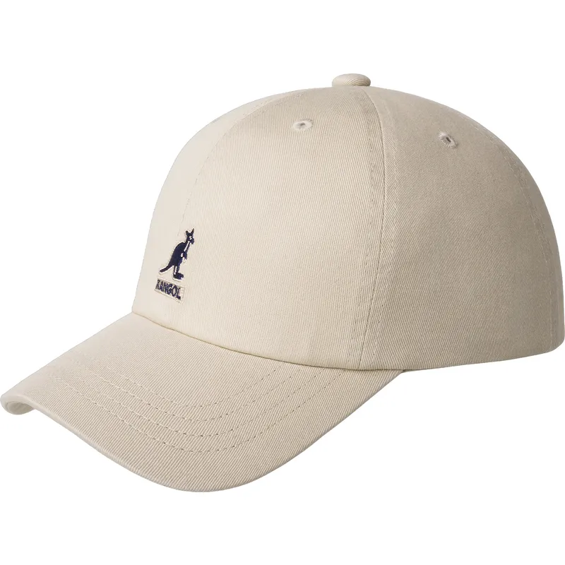 gorra-curva-beige-ajustable-washed-baseball-khaki-de-kangol gorra-curva-beige-ajustable-washed-baseball-khaki-de-kangol