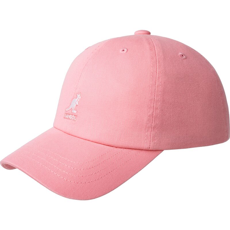 gorra-curva-rosa-ajustable-washed-baseball-pepto-de-kangol gorra-curva-rosa-ajustable-washed-baseball-pepto-de-kangol