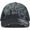 gorra-curva-negra-ajustable-distressed-floral-gothic-de-ed-hardy
