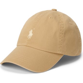 Gorra curva beige ajustable con logo beige Cotton Chino Classic Sport de Polo Ralph Lauren