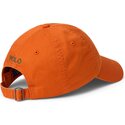 gorra-curva-naranja-oscuro-ajustable-con-logo-verde-cotton-chino-classic-sport-de-polo-ralph-lauren