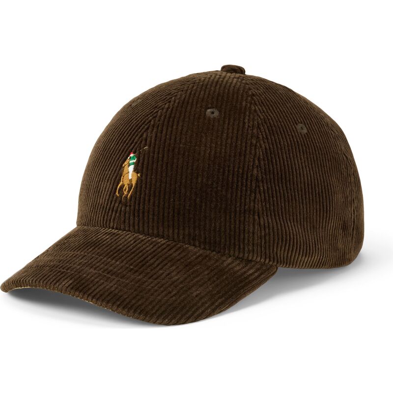 polo-ralph-lauren-curved-brim-corduroy-brown-adjustable-cap