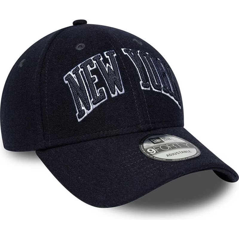 new-era-curved-brim-9forty-wordmark-new-york-yankees-mlb-navy-blue-adjustable-cap