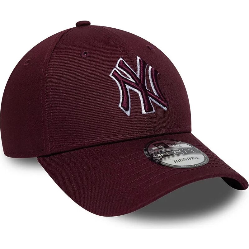 gorra-curva-granate-roja-ajustable-con-logo-granate-9forty-team-outline-de-new-york-yankees-mlb-de-new-era