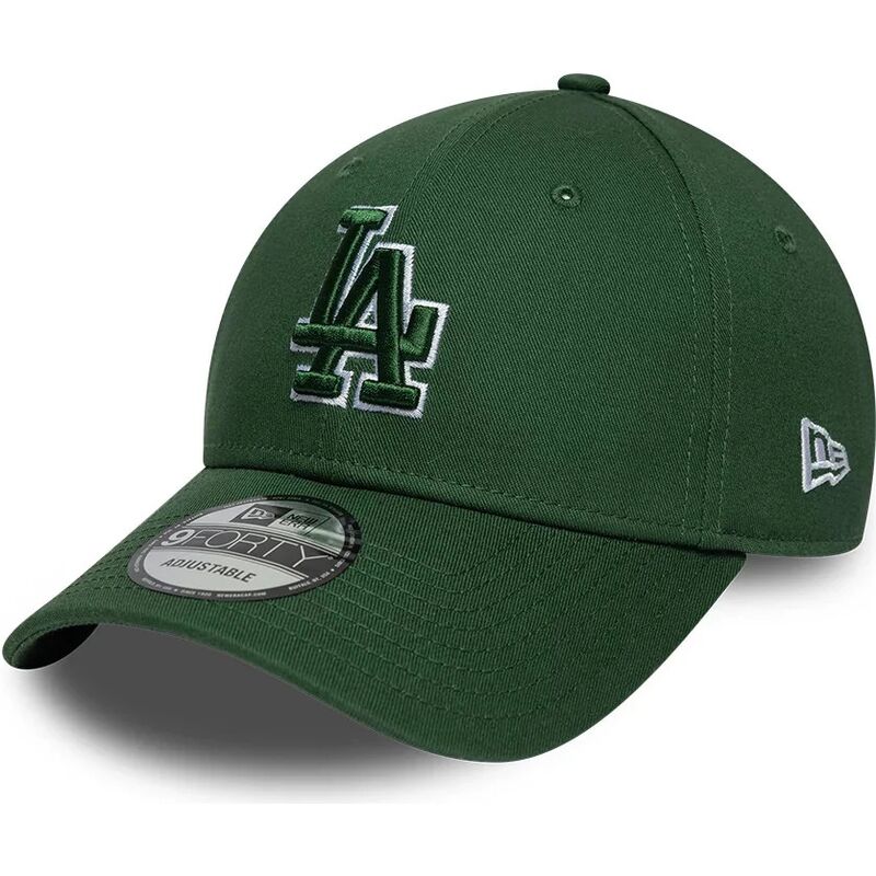 gorra-curva-verde-ajustable-con-logo-verde-9forty-team-outline-de-los-angeles-dodgers-mlb-de-new-era