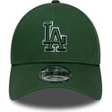 gorra-curva-verde-ajustable-con-logo-verde-9forty-team-outline-de-los-angeles-dodgers-mlb-de-new-era