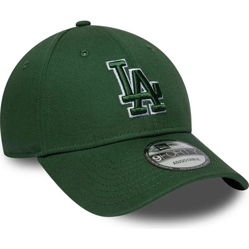 gorra-curva-verde-ajustable-con-logo-verde-9forty-team-outline-de-los-angeles-dodgers-mlb-de-new-era