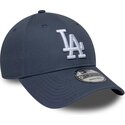 gorra-curva-gris-ajustable-9forty-league-essential-de-los-angeles-dodgers-mlb-de-new-era