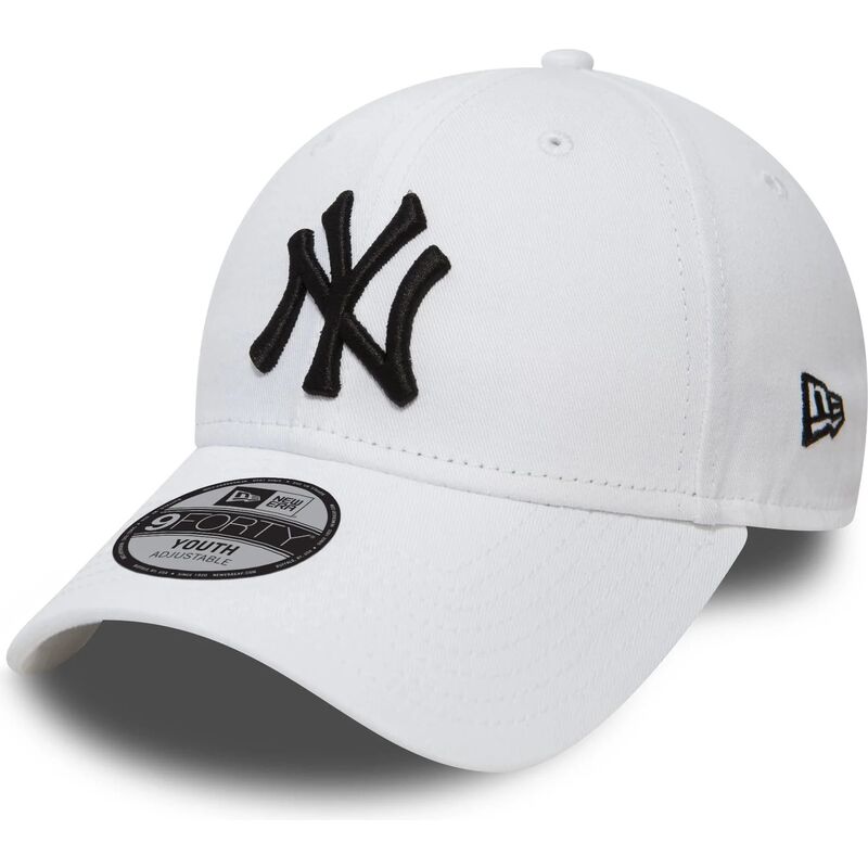 gorra-curva-blanca-ajustable-para-nino-9forty-league-essential-de-new-york-yankees-mlb-de-new-era