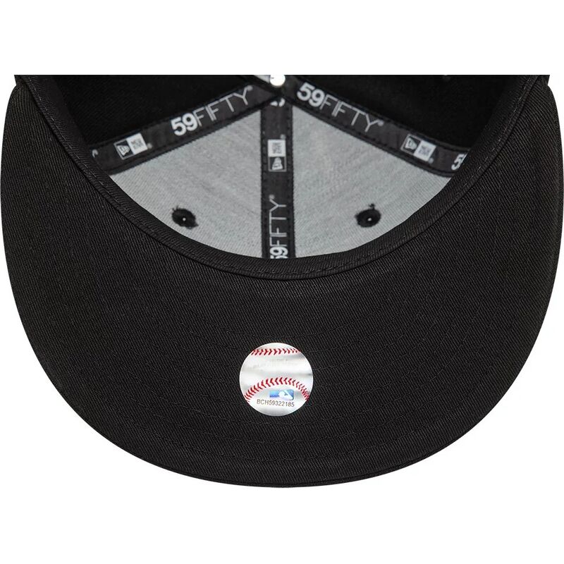 gorra-plana-negra-ajustada-con-logo-negro-59fifty-league-essential-de-los-angeles-dodgers-mlb-de-new-era