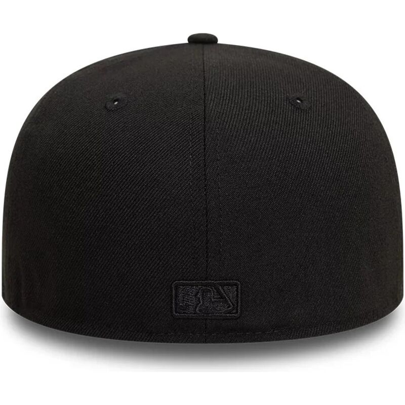 new-era-flat-brim-black-logo-59fifty-league-essential-los-angeles-dodgers-mlb-black-fitted-cap