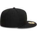 gorra-plana-negra-ajustada-con-logo-negro-59fifty-league-essential-de-los-angeles-dodgers-mlb-de-new-era