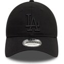 new-era-curved-brim-black-logo-9twenty-league-essential-los-angeles-dodgers-mlb-black-adjustable-cap