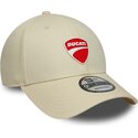 gorra-curva-beige-ajustable-9forty-core-de-ducati-motor-motogp-de-new-era