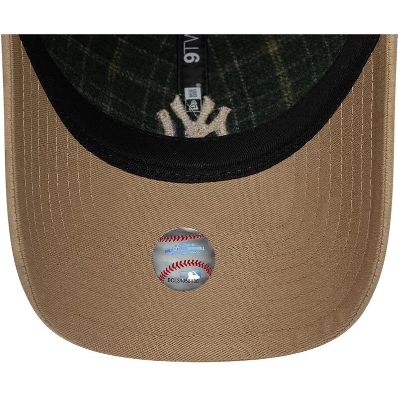 gorra-curva-verde-y-beige-ajustable-9twenty-mix-check-de-new-york-yankees-mlb-de-new-era gorra-curva-verde-y-beige-ajustable-9twenty-mix-check-de-new-york-yankees-mlb-de-new-era