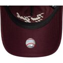 gorra-curva-granate-ajustable-9twenty-a-frame-cord-script-de-new-york-yankees-mlb-de-new-era