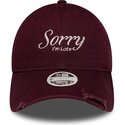 gorra-curva-granate-ajustable-para-mujer-9twenty-slogan-sorry-i-m-late-de-new-era