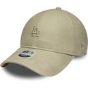 gorra-curva-beige-ajustable-para-mujer-con-logo-beige-9twenty-washed-pu-de-los-angeles-dodgers-mlb-de-new-era