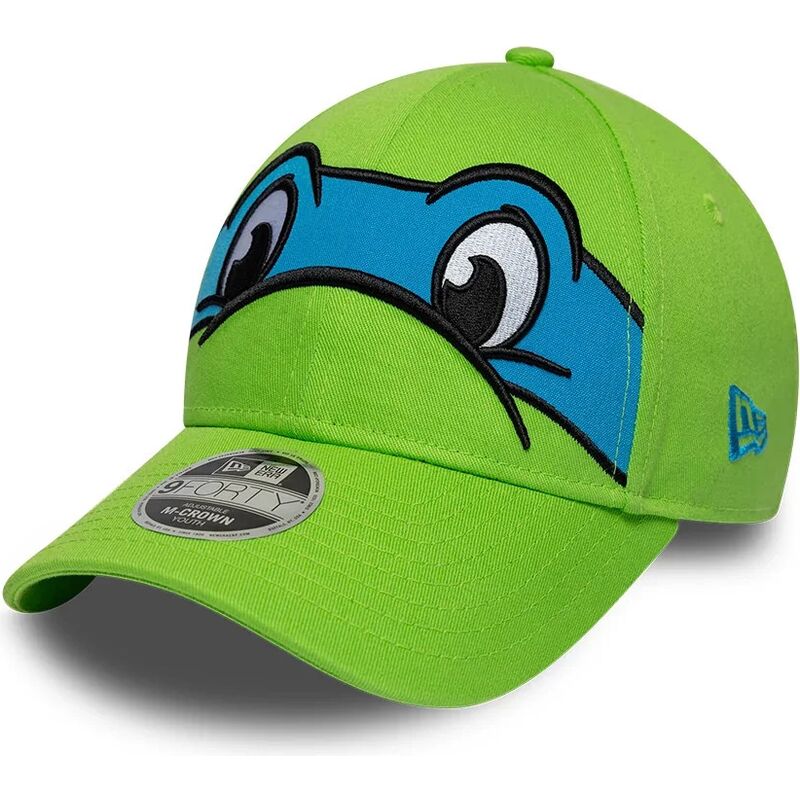 gorra-curva-verde-snapback-para-nino-9forty-m-crown-face-de-leonardo-tortugas-ninja-de-new-era